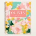 Vibrant colourful abstract painterly design planner<br><div class="desc">Vibrant colourful abstract painterly design</div>