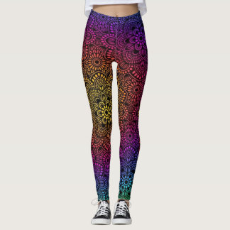 Vibrant Colourful art  Leggings