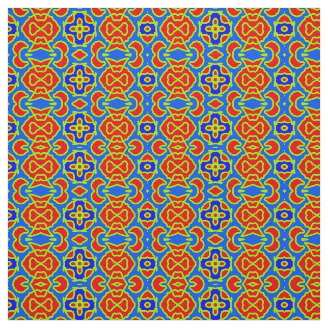 Vibrant colourful attractive fabric pattern design (Swatch)
