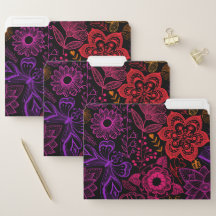 Vibrant Colourful Butterfly Floral Tropical