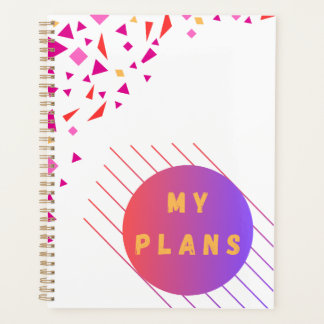 Vibrant  & Colourful Geometric Planner 