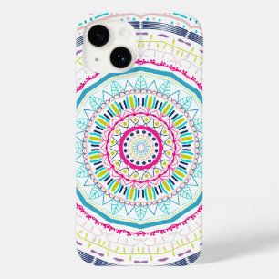 Vibrant Colourful Mandala Art Case-Mate iPhone 14 Case