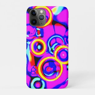 Vibrant Colourful Neon Pattern iPhone 11 Pro Case
