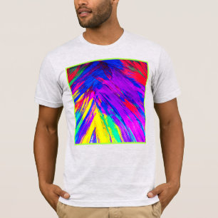 Vibrant Colourful Rainbow Pattern Design T-Shirt