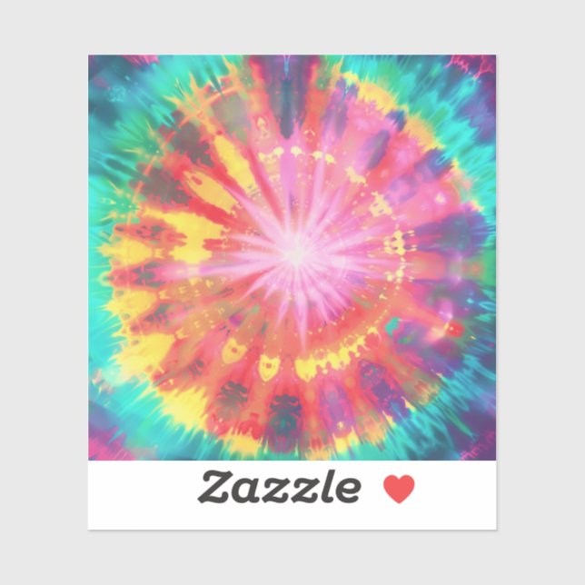 Vibrant Colourful Tie-Dye #1 (Sheet)