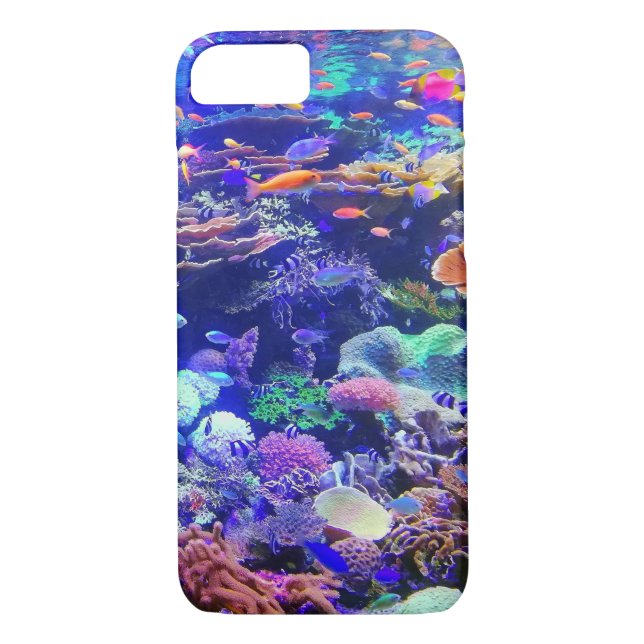 Vibrant Colourful Tropical Fish Aquarium Case-Mate iPhone Case (Back)