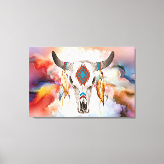 Vibrant Colourful Wall Canvas with Gloss Finish 