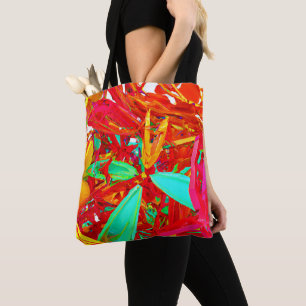 Vibrant Colours Abstract Pattern Tote Bag