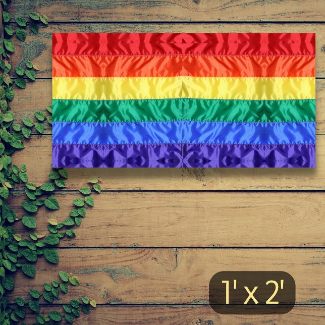 Vibrant Colours Gay Pride Rainbow Flag LGBTQ Ally Banner (Creator Uploaded)