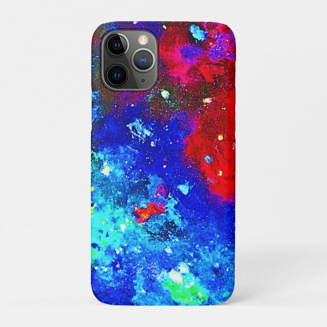 Vibrant Colours Of Nebula Pattern Case-Mate iPhone Case (Back)