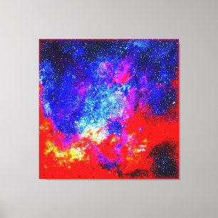 Vibrant Colours of Nebulae. Buy Now Canvas Print