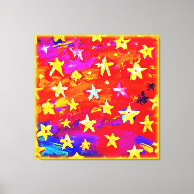Vibrant Colours of Stars. Buy Now Canvas Print (Front)