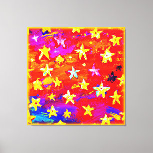 Vibrant Colours of Stars. Buy Now Canvas Print
