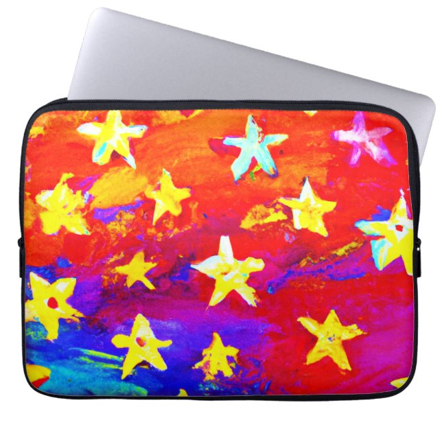 Vibrant Colours of Stars. Buy Now Laptop Sleeve (Front)