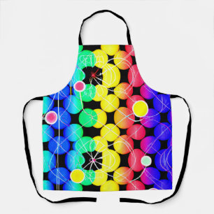 Vibrant Colours pattern Apron