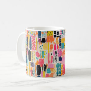 Vibrant Colours Pattern Coffee Mug