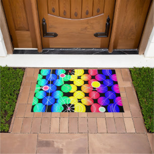 Vibrant Colours pattern  Doormat