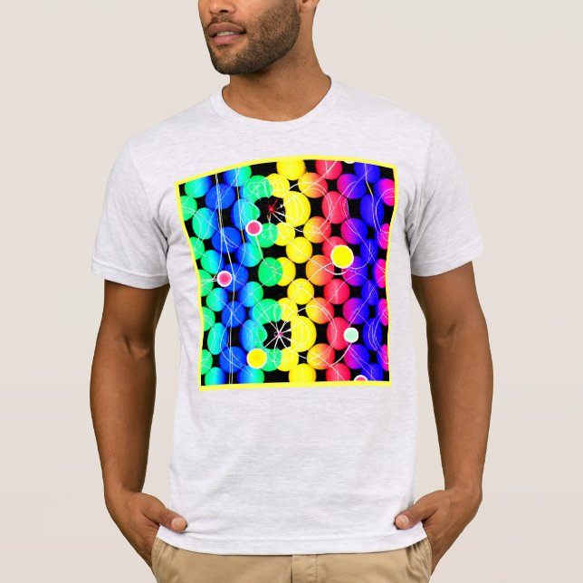 Vibrant Colours pattern  T-Shirt (Front)
