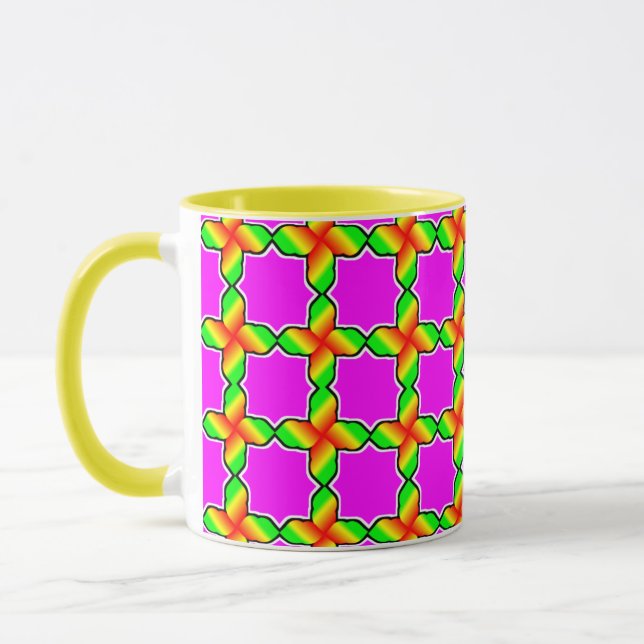 Vibrant Combo Mug Digital Design (Left)