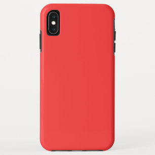 Vibrant Coral Background Accent Colour iPhone XS Max Case