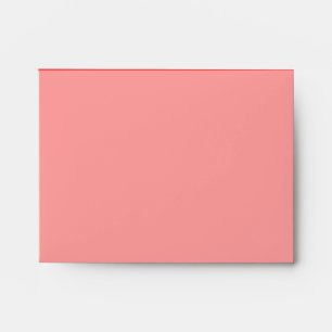 Vibrant Coral Background Accent Colour Envelopes