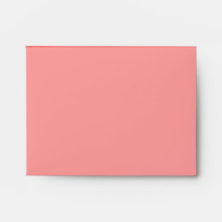 Vibrant Coral Background Accent Colour Envelopes