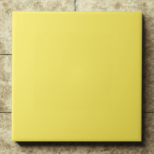 Vibrant Corn Yellow #fbec5d Sunshine Touch Tile