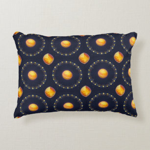 Vibrant Cosmic Artwork Decorative Cushion