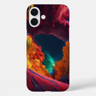 Vibrant Cosmic Dreamscape iPhone 16 Case