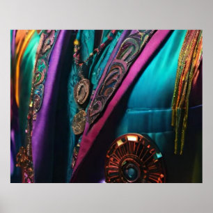 Vibrant Costume Poster