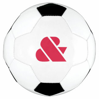 Vibrant Crimson Pattern Sports Equipment Football