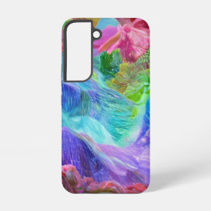 Vibrant Crystal Mountain Abstract Samsung Galaxy Case