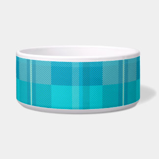 Vibrant Cyan Electric Blue Plaid Aesthetic