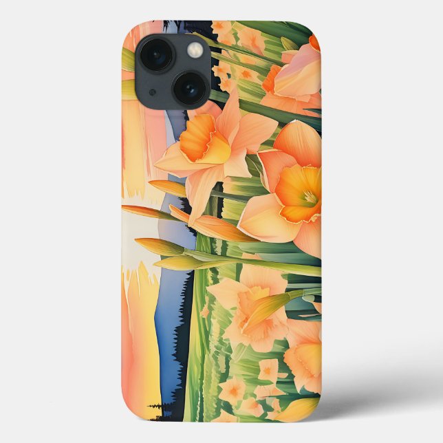 Vibrant Daffodil Meadow Case-Mate iPhone Case (Back)