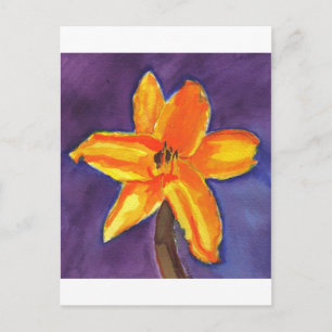 Vibrant Day Lily Postcard
