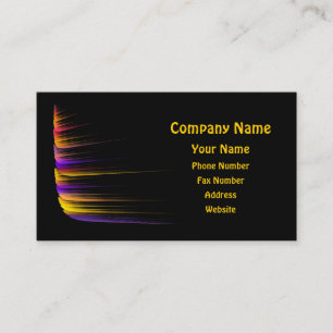 Vibrant Design Business Card