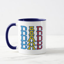 Vibrant Designs Dad Coffee Mugs, Father's Day