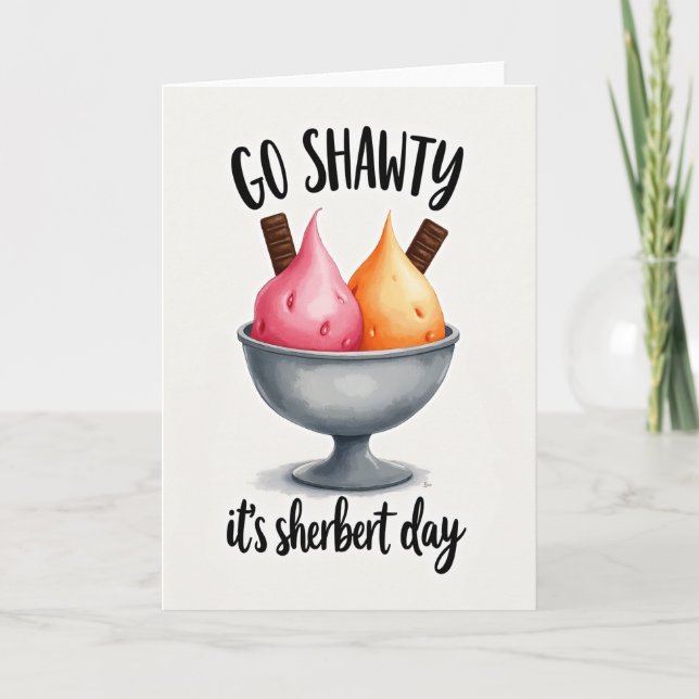 Vibrant Dessert Birthday Card (Front)