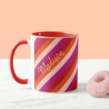 Vibrant diagonal summer stripes