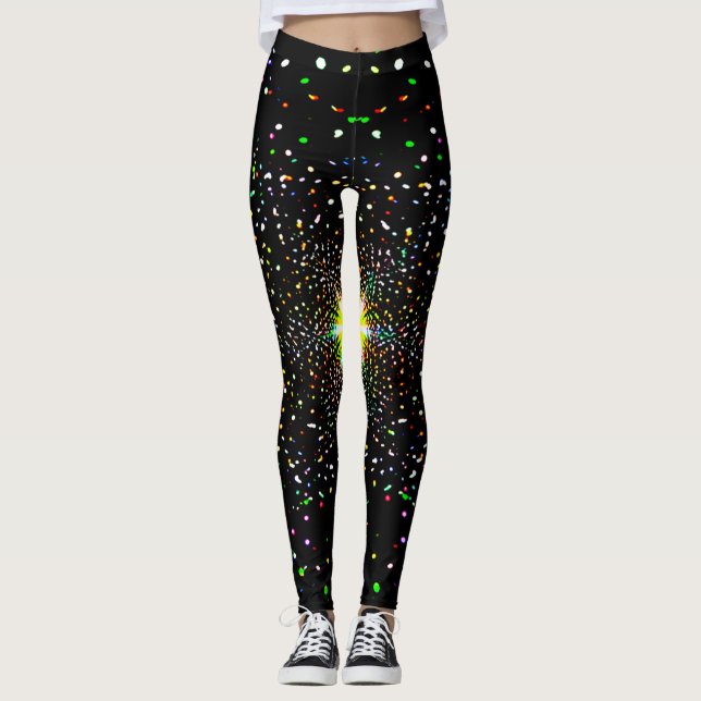 Vibrant Digital Print Leggings – Perfect Fit for E (Front)
