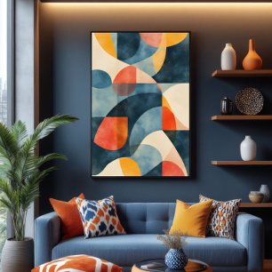 Vibrant Dimensional Prism Canvas Print