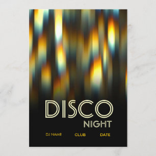 VIBRANT DISCO PARTY FLYER INVITATION