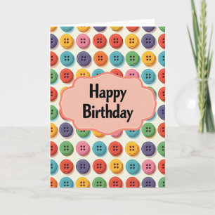 Vibrant Discs Birthday Card