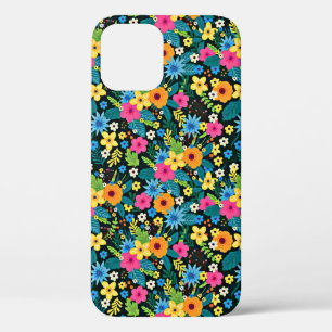 Vibrant Ditsy Flowers Floral Pattern-43785 iPhone 12 Pro Case