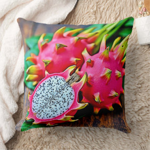Vibrant Dragon Fruit Beauty Design Cushion