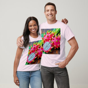 Vibrant Dragon Fruit Beauty Design T-Shirt