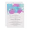Vibrant Dreams Blue Purple Watercolor Wedding