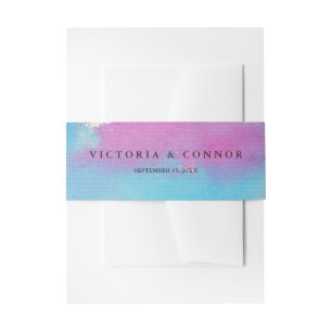 Vibrant Dreams Invitation Belly Band
