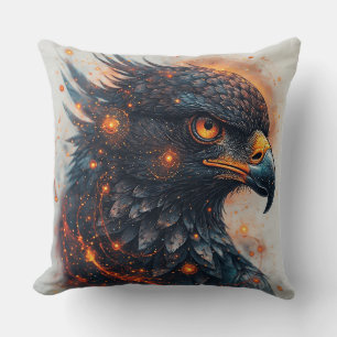Vibrant Eagle Artwork Cushion