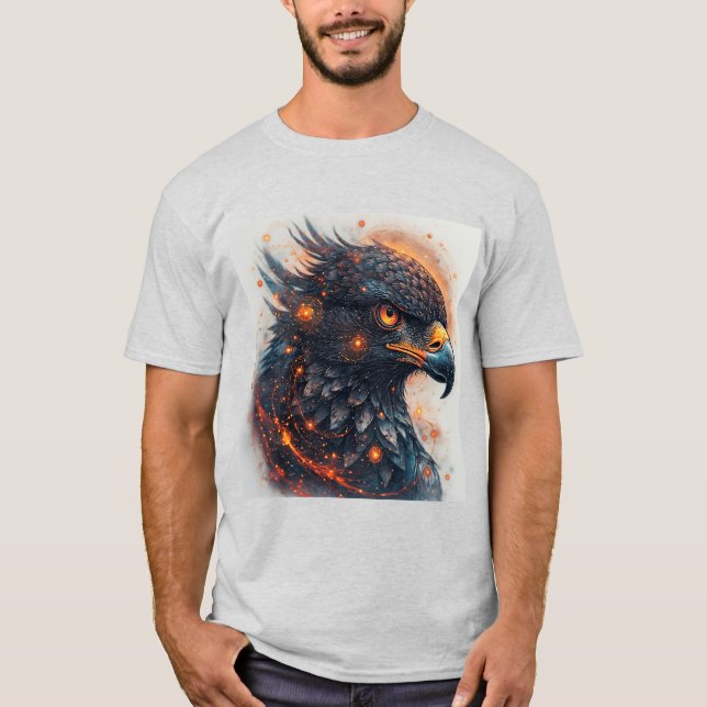 Vibrant Eagle Artwork T-Shirt (Front)